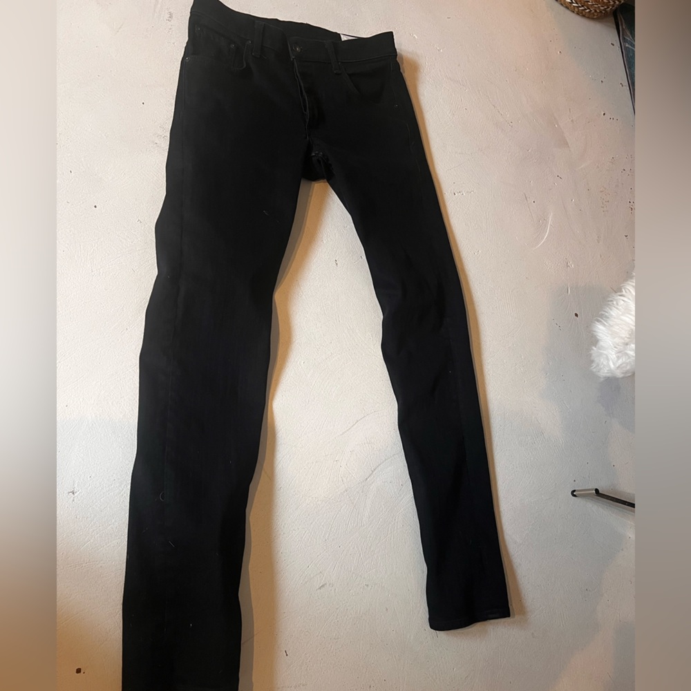 rag & bone black denim jeans size 30